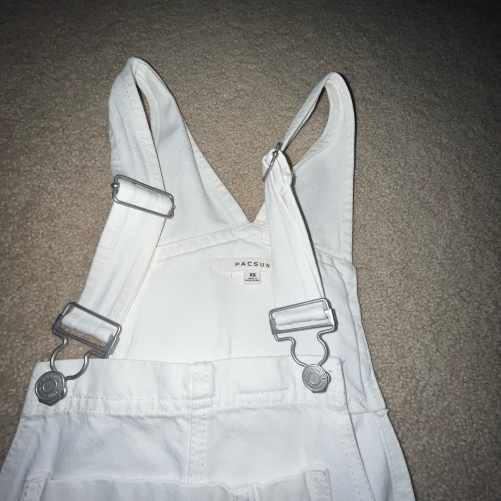 NWT White Pacsun Overalls
